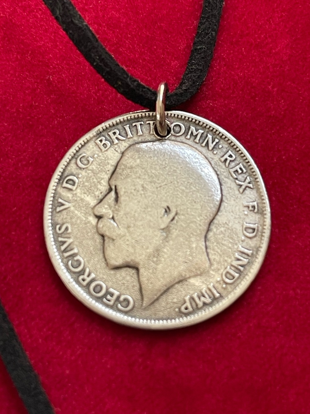 Vintage Great British Coin pendant necklace